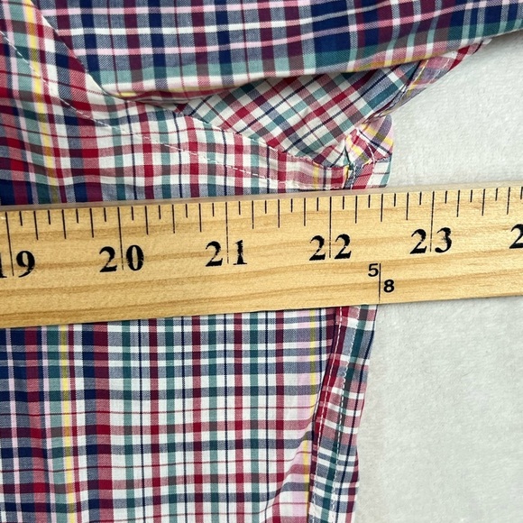 Vintage Polo Ralph Lauren Medium Lightweight Western Men's Red Plaid Shirt - Picture 6 of 8